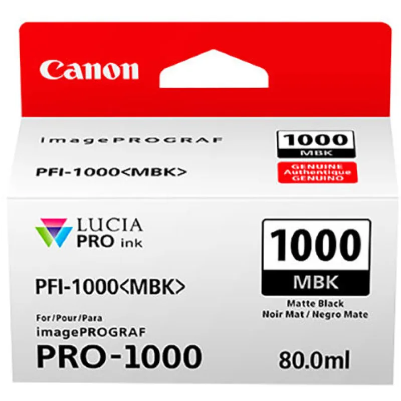 Canon PFI-1000 MBK, matný čierny 0545C001