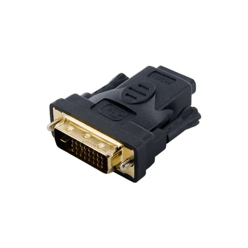 4World Adaptér DVI-D 24+1M - HDMI F Black 08737