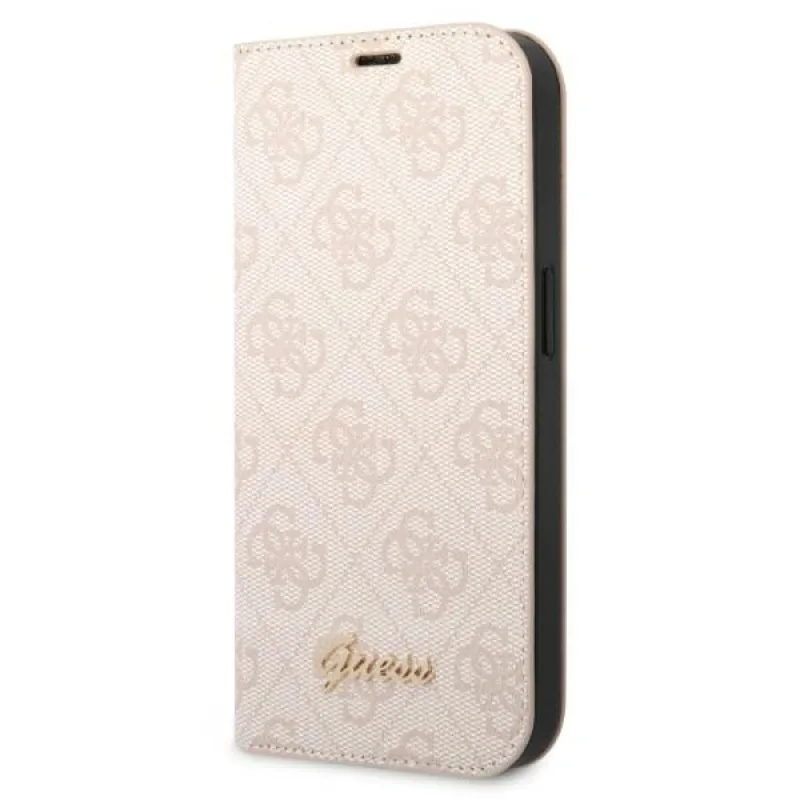 Guess GUBKP14XHG4SHP iPhone 14 Pro Max 6,7 "ružová/ružová kniha 4G Vintage Gold Logo