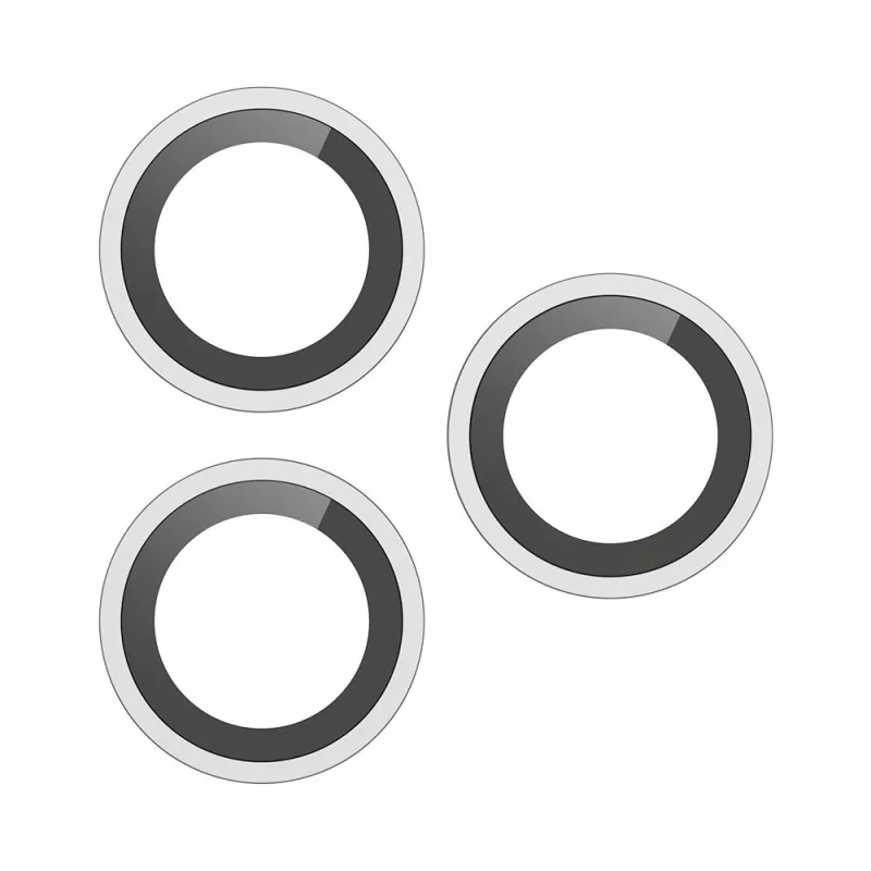 Devia Peak Series Lens Protector pre iPhone 16 Pro/16 Pro Max - Bright Silver