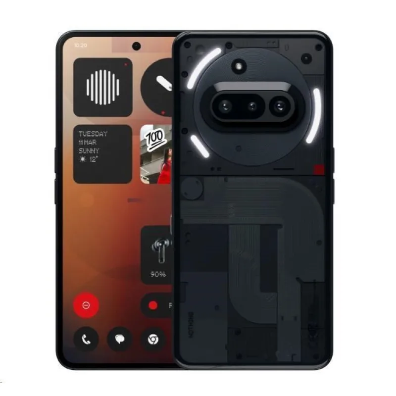 Nothing Phone (3a) 12/ 256GB, black, EU A10400145/EU