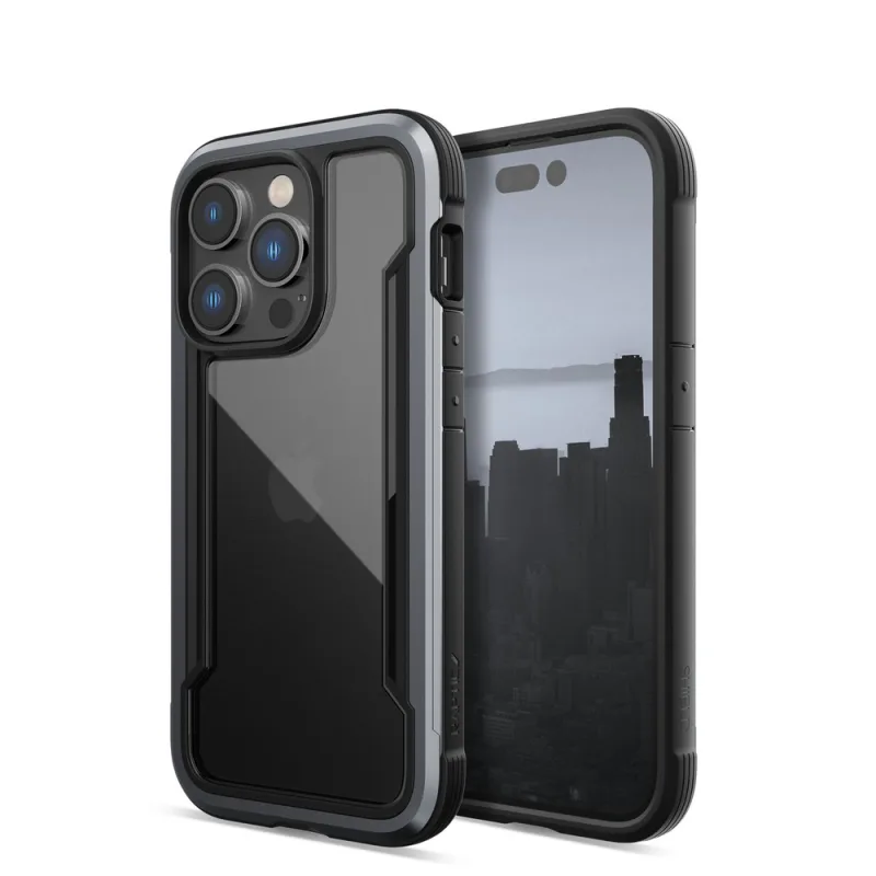 Pancierový kryt Raptic X-Doria Shield Case na iPhone 14 Pro čierny