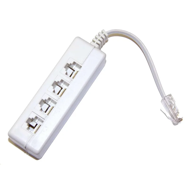 Rozčtyřka RJ45, 1x8p8c/ 4x8p2c - telefonní IHA0039E