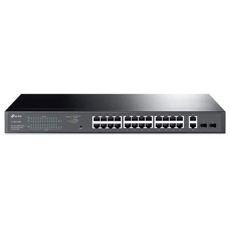 TP-Link TL-SG1428PE 24xGb POE+ 250W, 2xGb nonPOE, 2xSFP rack switch TL…