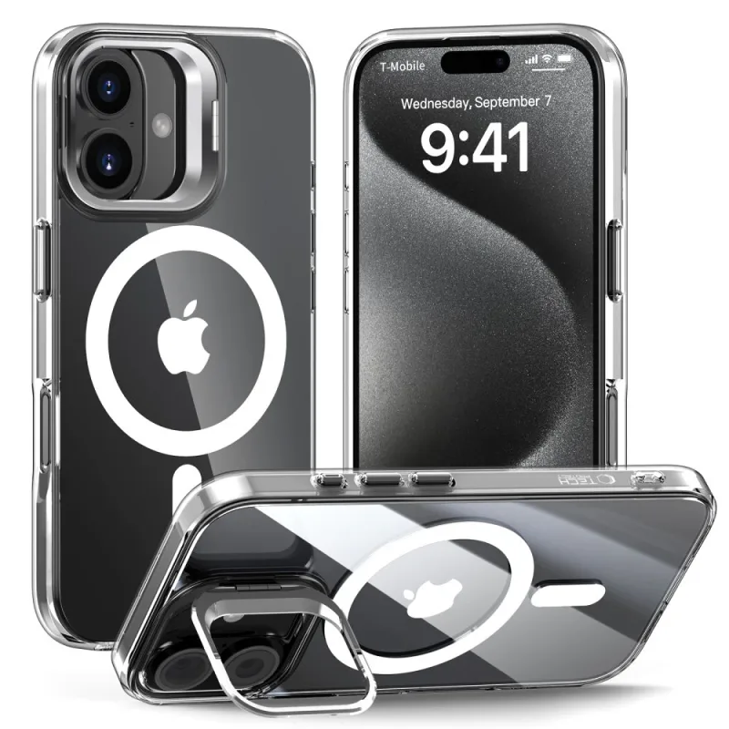 Puzdro Tech-Protect MagSafe na iPhone 16 – priehľadné