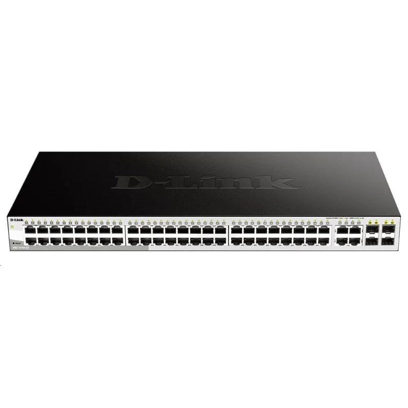 D-Link DGS-1210-52 52-portový gigabitový prepínač Smart+, 48x GbE, 4x…