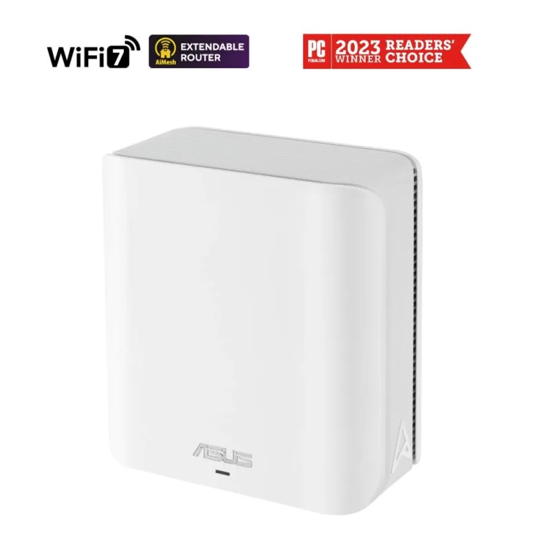 ASUS ZenWifi BD4 1-pack, WiFi7 Extendable Router, AiMesh, 2x WAN/ LAN…