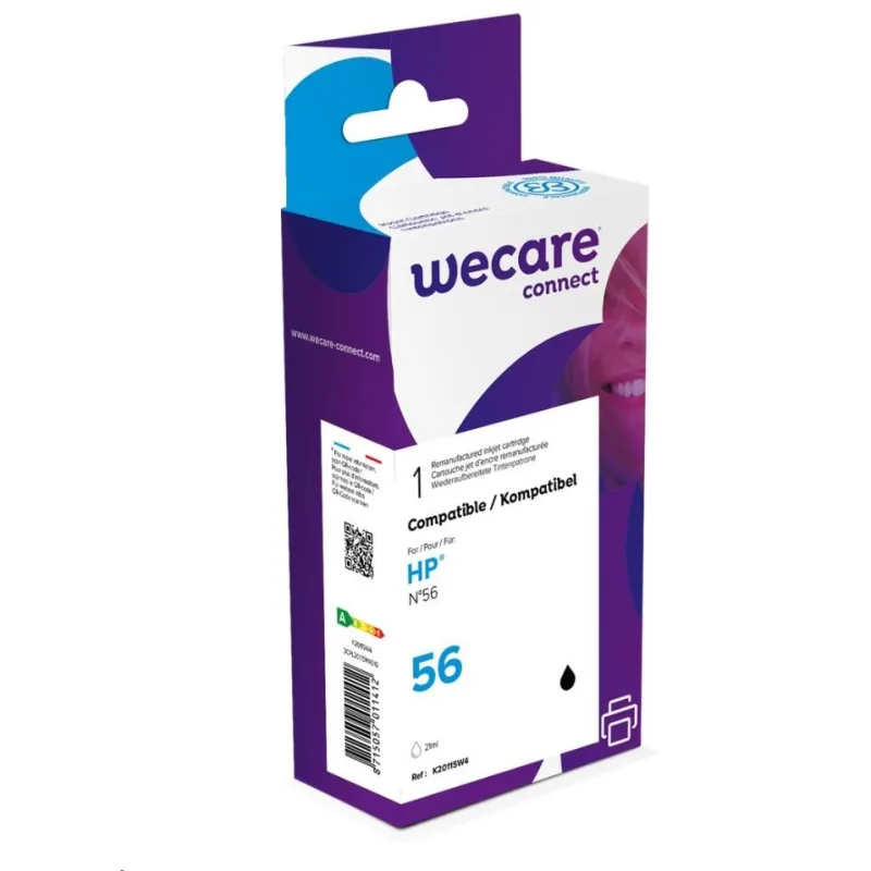 WECARE ARMOR kazeta pre HP DJ 5150/ 5652/ OJ4110 čierna (C6656A) 21 ml, …