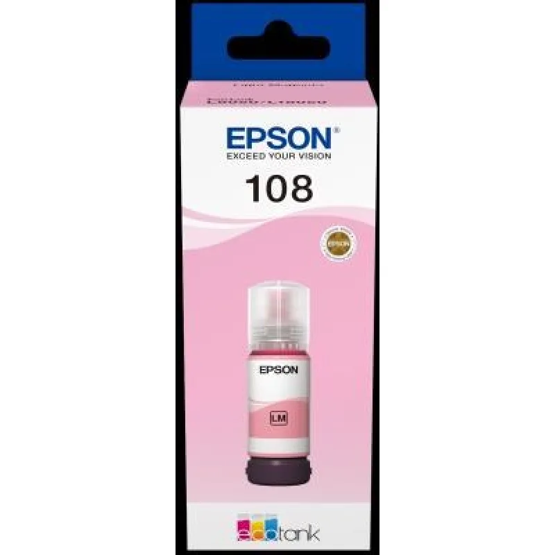 EPSON 108 EcoTank Light Magenta ink bottle C13T09C64A