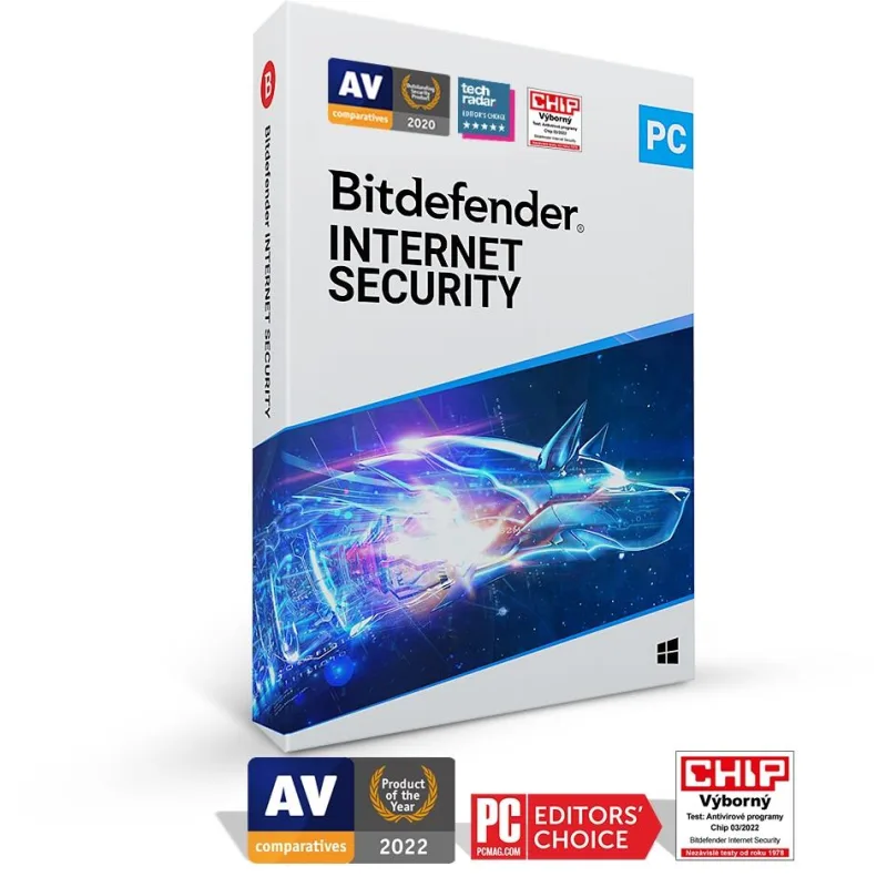 Bitdefender Internet Security- 5PC na 2 roky- elektronická licencia na…