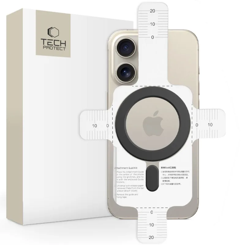 Univerzálny magnetický prsteň MagSafe MagMat Tech-Protect - čierny