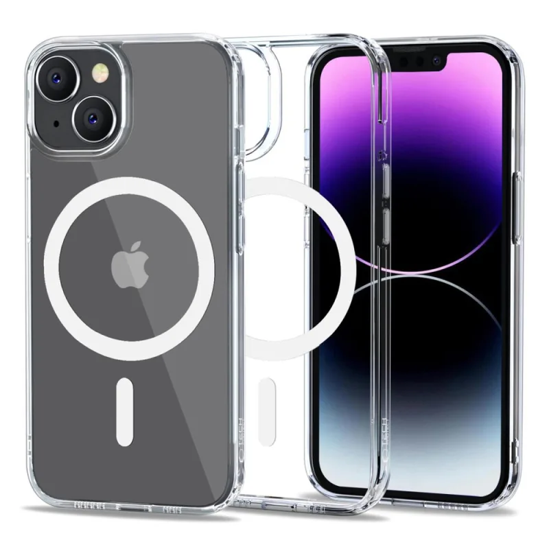 Puzdro Tech-Protect FlexAir Hybrid MagSafe na iPhone 14 – priehľadné