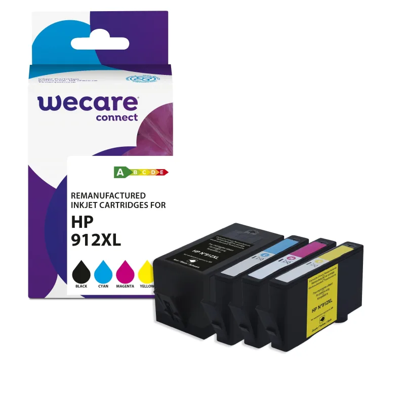 WECARE ARMOR ink kompatibilný s HP 3YL84A/ 3YL81-83AE, 912XL, CMYK…