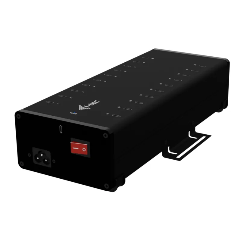 i-tec USB-C/ USB-A Metal Charging + Data HUB, 15W/ port, 20x USB-C, 360W…
