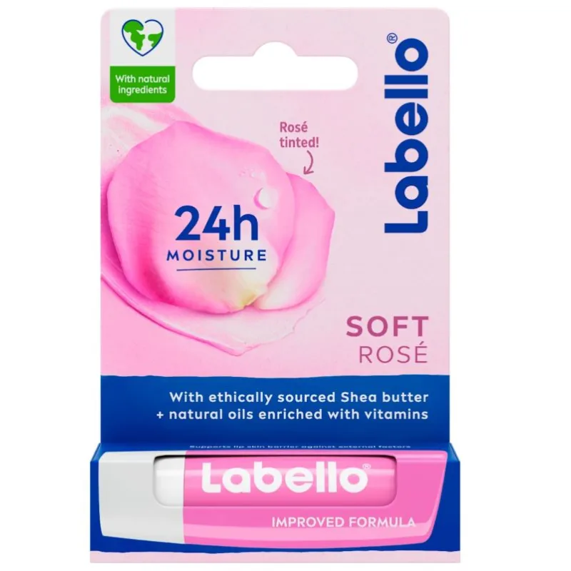 Labello balzam na pery 4.8g Soft Rose