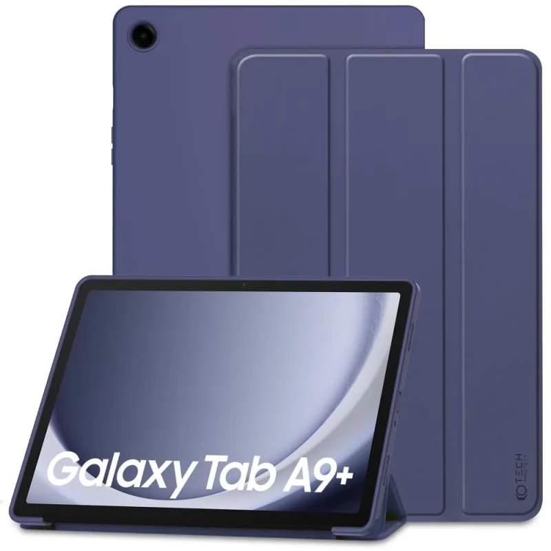 Tech-Protect SmartCase pre Samsung Galaxy Tab A9+ 11" X210 / X215 / X216 - námornícka modrá