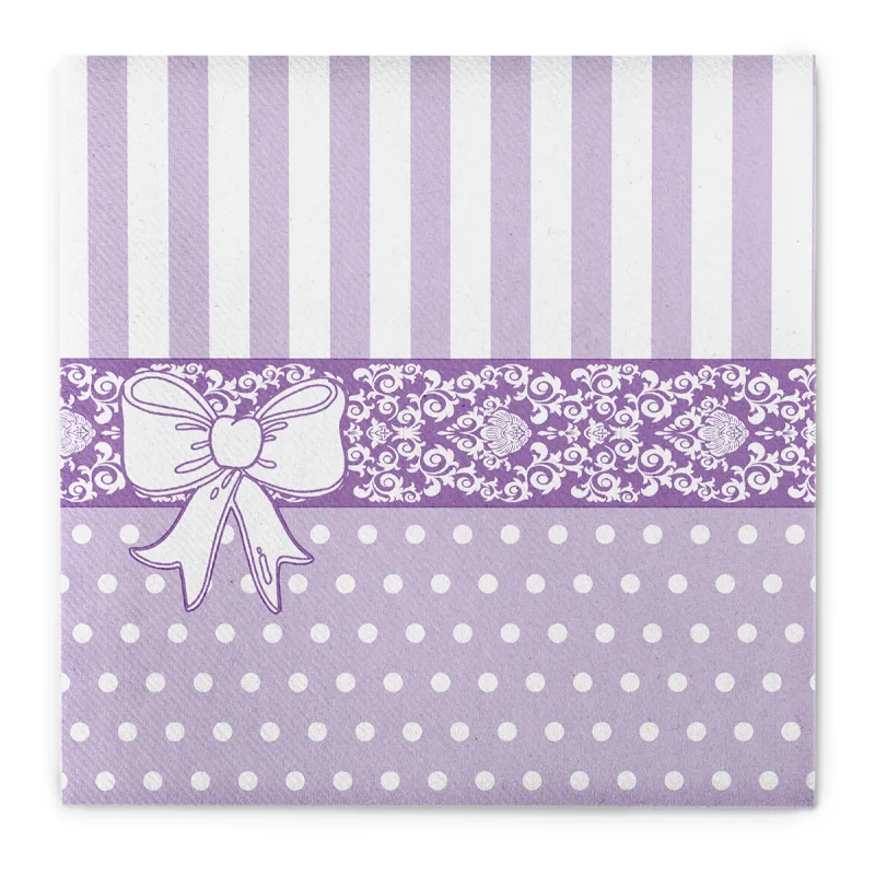 MANK Sovie home 69057 obrúsky Airlaid Dinner 40x40cm Bine fialová 12ks