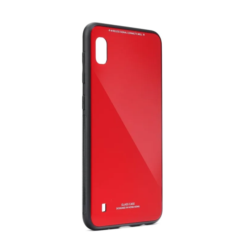 Puzdro GLASS na SAMSUNG Galaxy A71 red