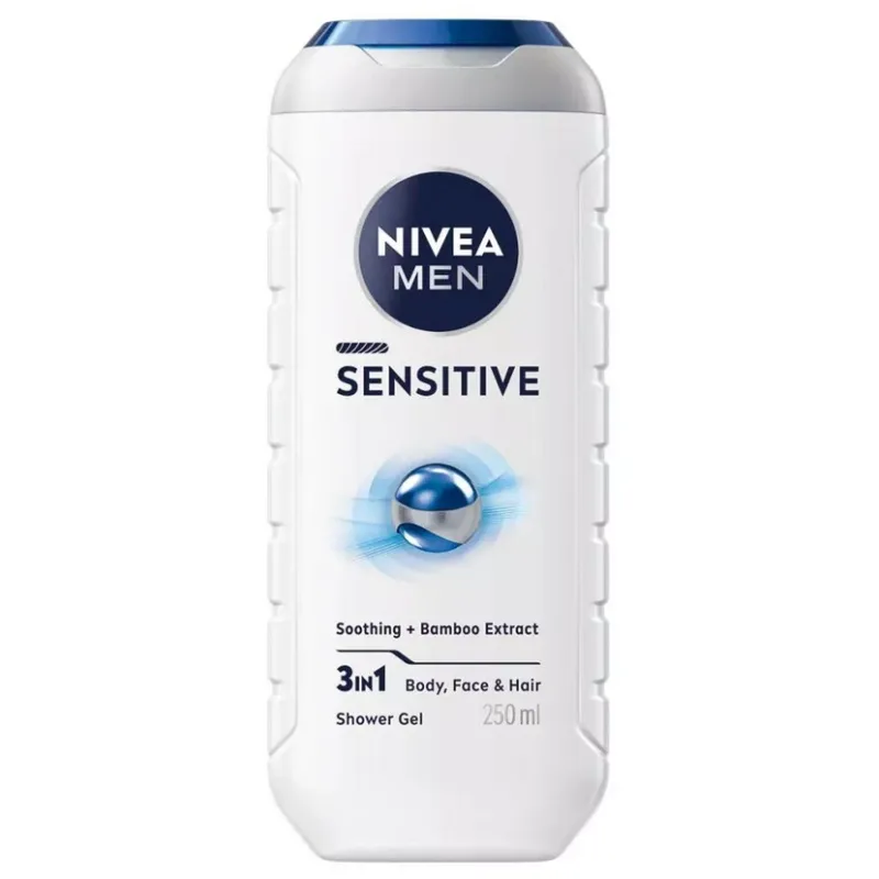Nivea Men Sensitive sprchový gél 250 ml