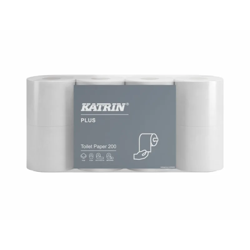 Toaletný papier KATRIN Plus / 8ks 2-vrstvový - 23,4m