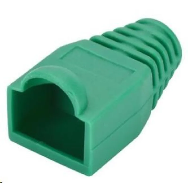 PremiumCord 25ks krytov konektorov RJ45 - zelené srjk-gree#25