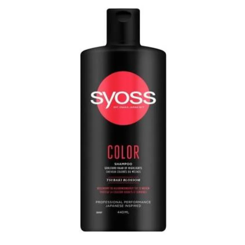 Syoss Color Tsubaki blossom šampón 440 ml