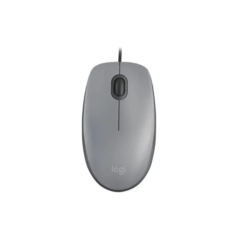 Logitech myš Corded M110 tichá, šedá, EMEA 910-006760