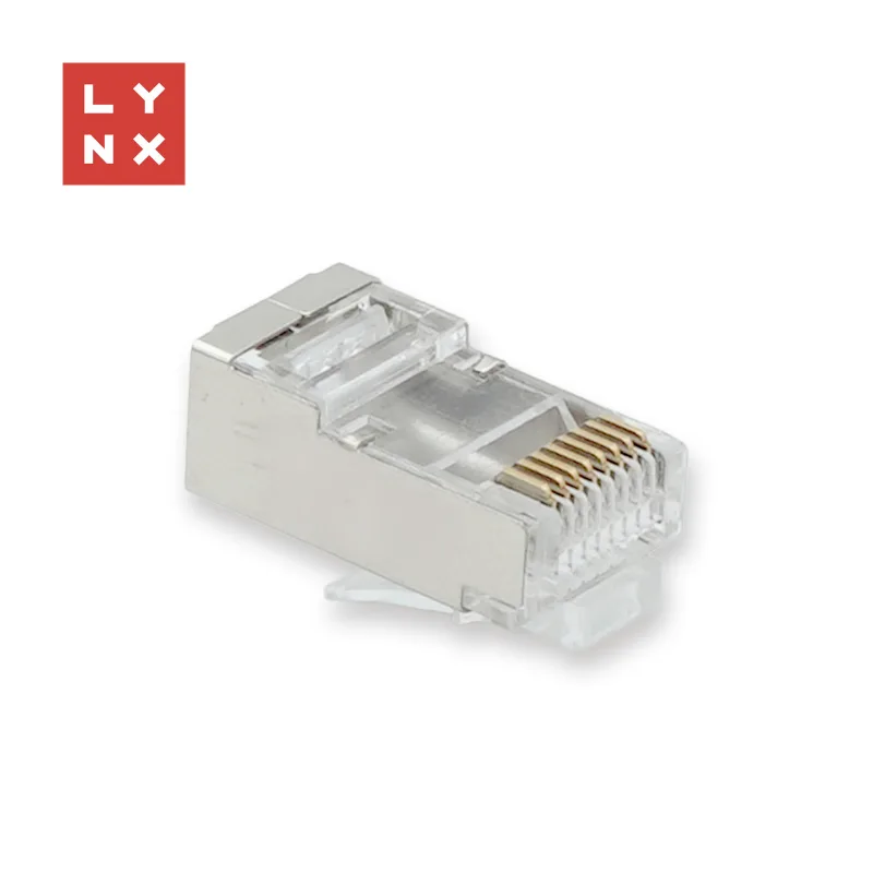LYNX konektor STP Cat6, 50µ, 100ks LX-CON-CAT6-STP-50