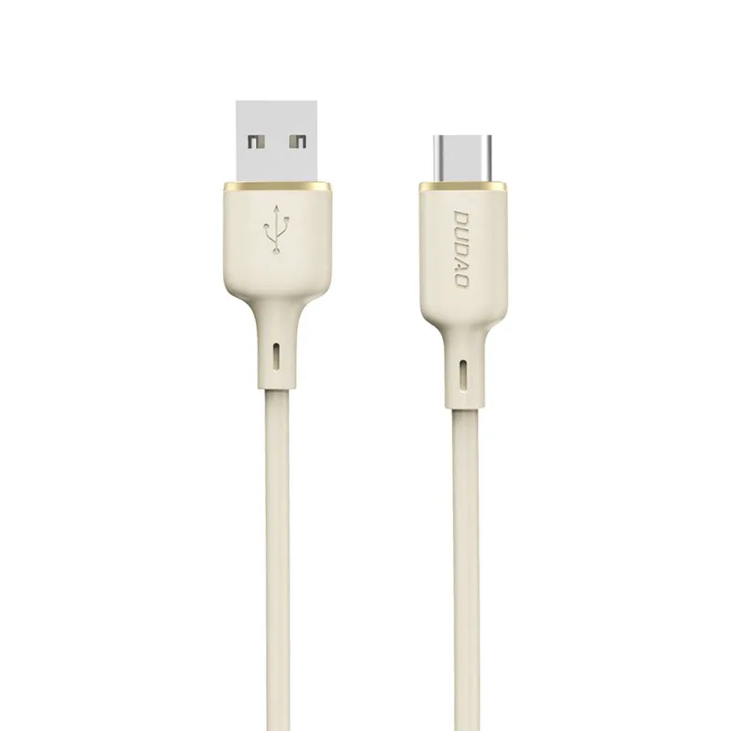 Dudao L7SC USB-A - USB-C kábel 5A 1m - béžový
