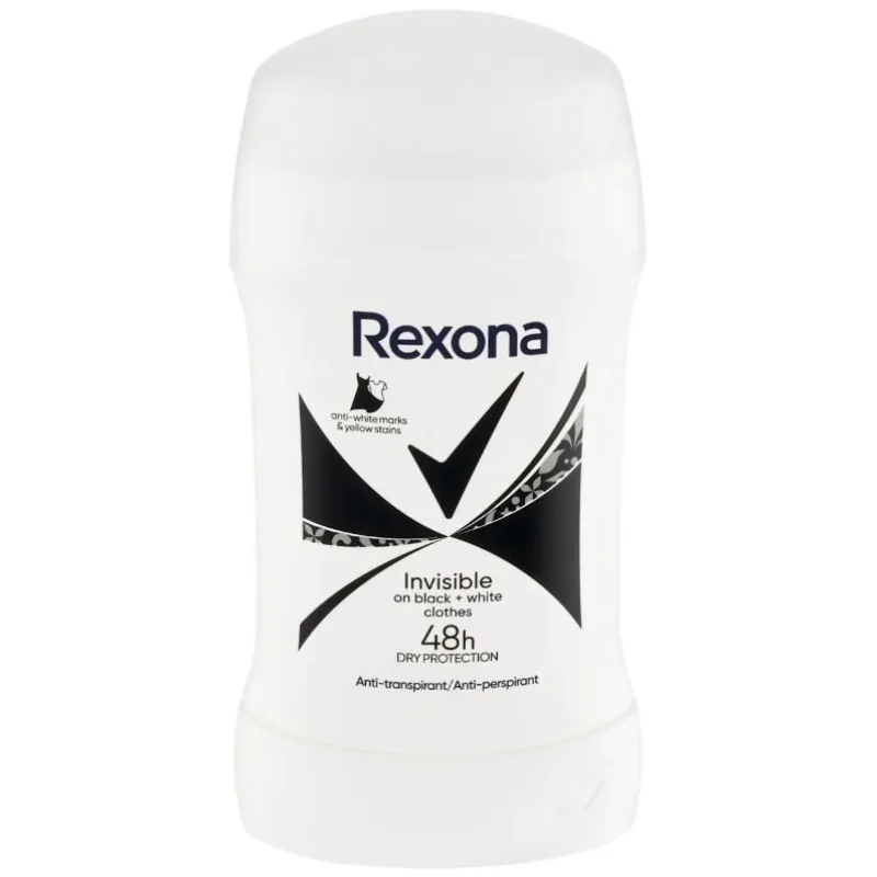 Rexona stick Invisible Black + White 50 ml
