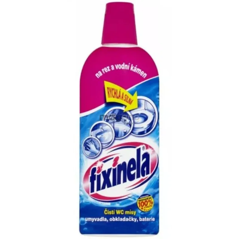Fixinela Čistič na vane umývadlá obkladačky WC misy 500 ml