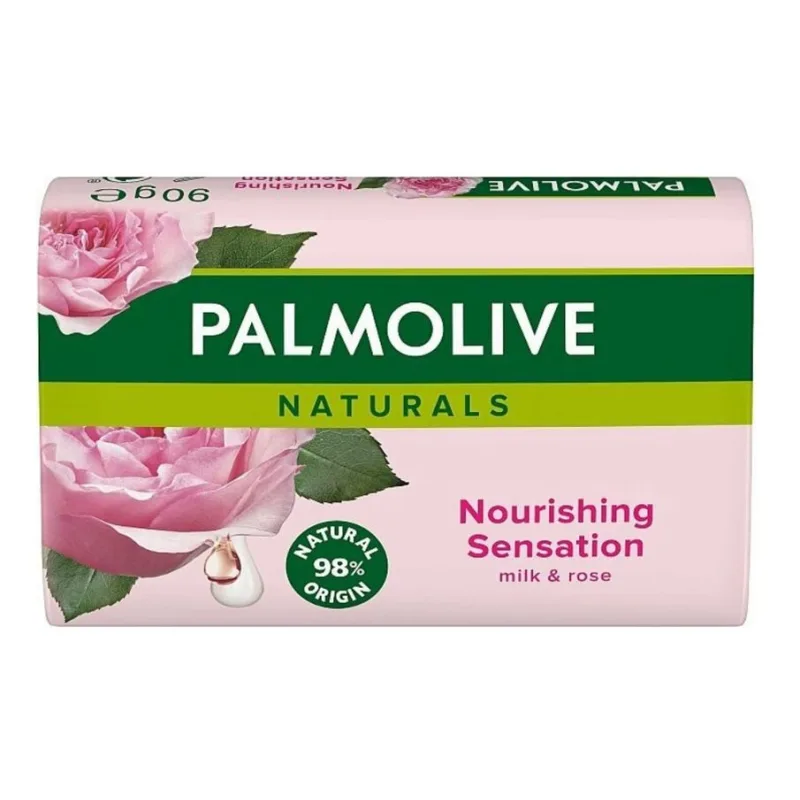 Palmolive Naturals Rose - tuhé mýdlo 90 g