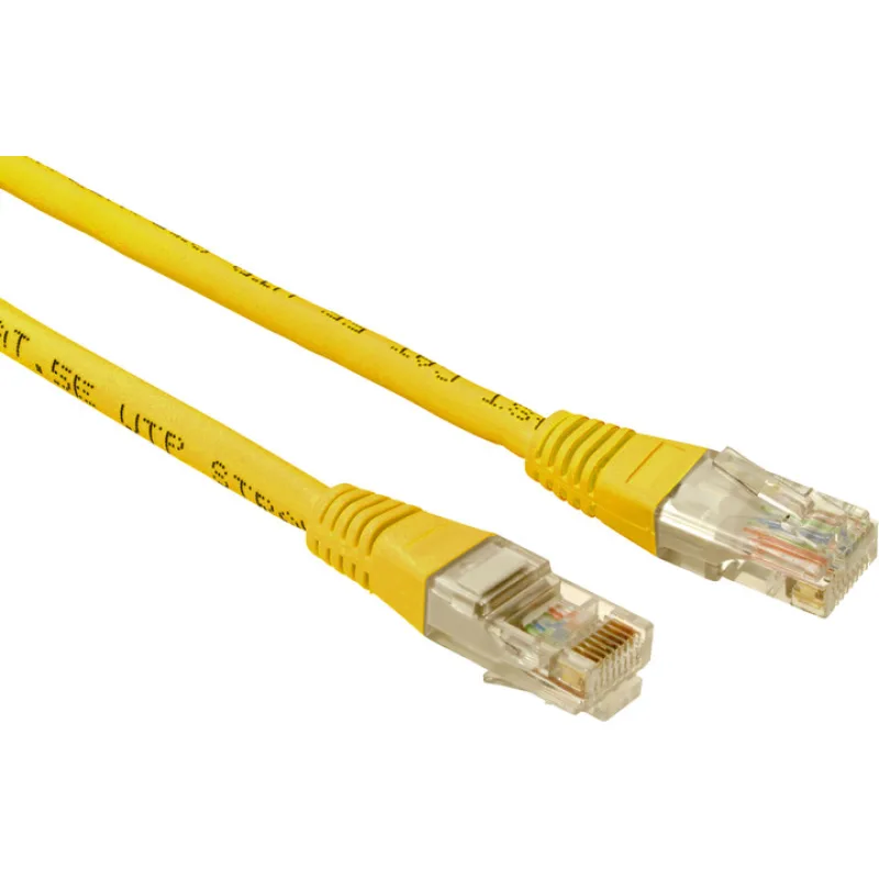 SOLARIX patch kábel CAT5E UTP PVC 2m žltý 28340209