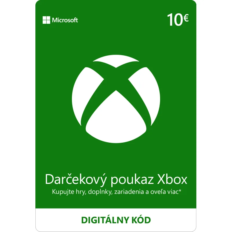 ESD XBOX - Dárková karta Xbox 10 EUR ESD_K4W-02558
