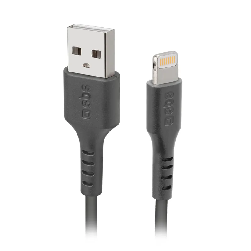 SBS TECABLEUSBIP589K USB-A – Lightning kábel 1m s certifikáciou MFi – čierny