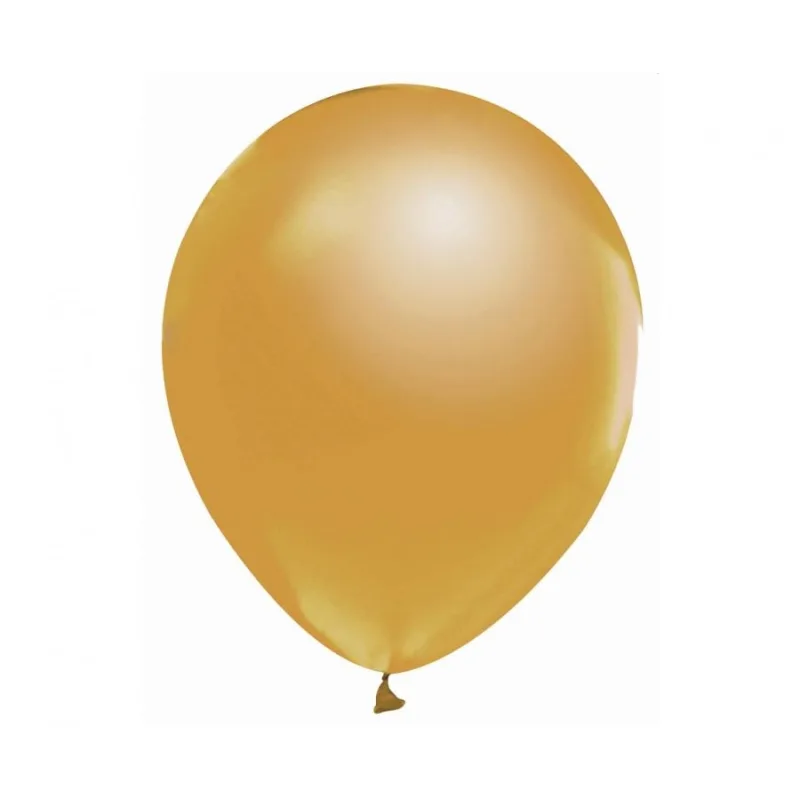Latexové balóniky Beauty Charm metalická zlatá 30cm 50ks