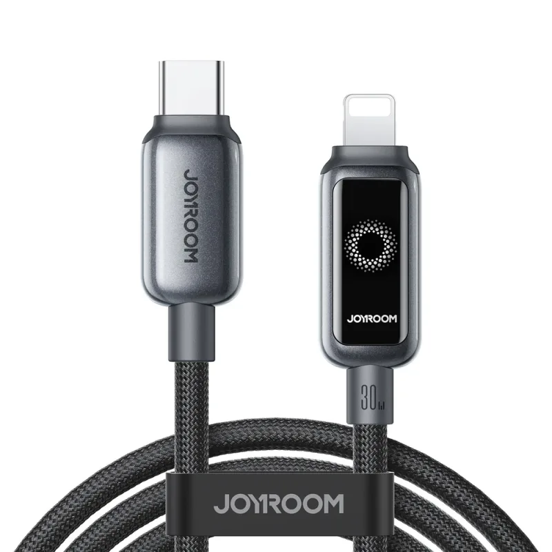 Joyroom S-A55 StarFlight 30W USB-C - Lightning kábel 1,2 m - čierny