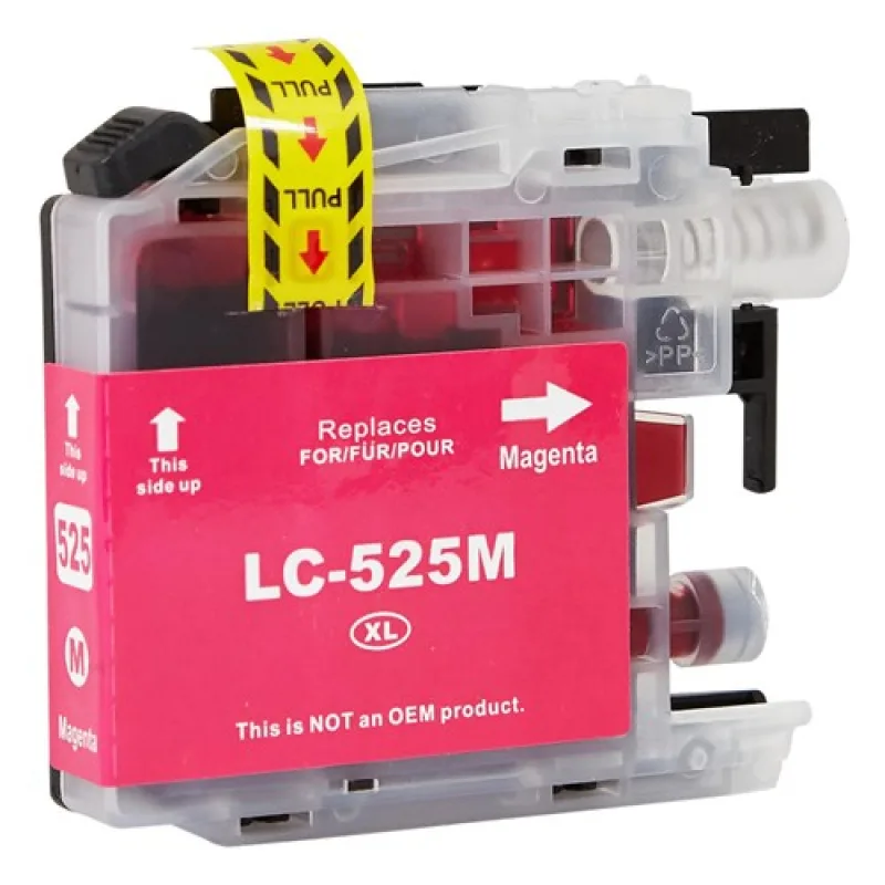 Brother LC525XLM - 15ml Magenta - kompatibilný