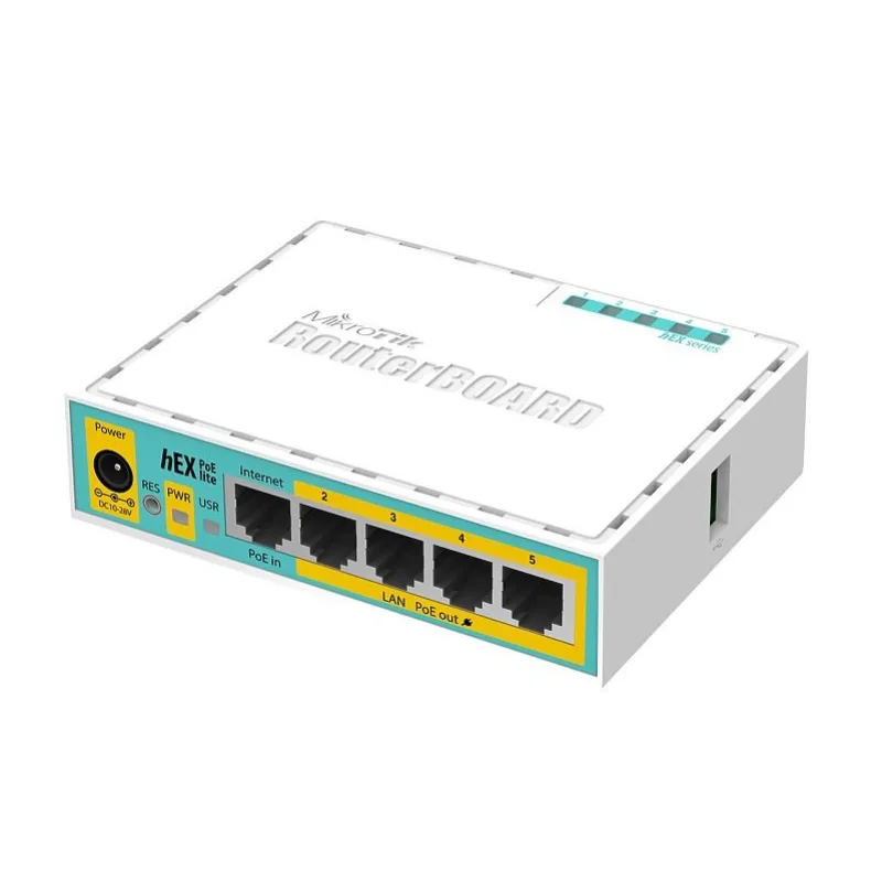 MIKROTIK RouterBOARD hEX PoE lite + L4…