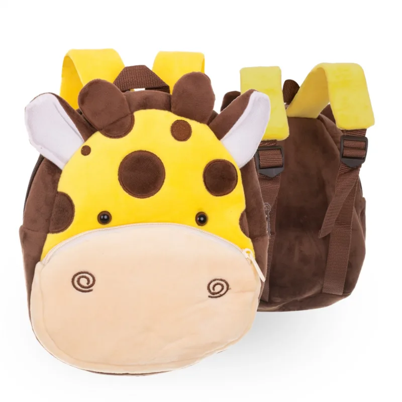 KIK Batoh do škôlky plyšová žirafa 24cm