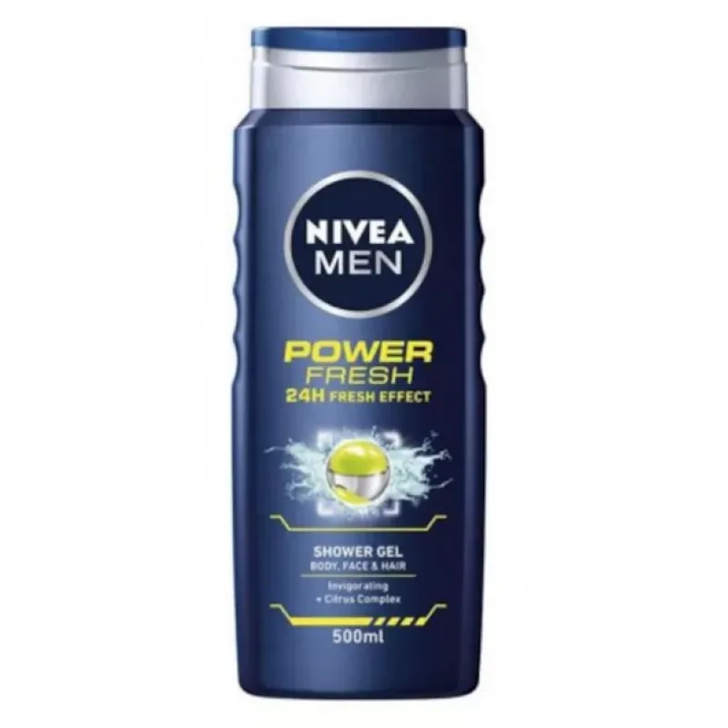 Nivea Men Power Fresh sprchový gél 500 ml