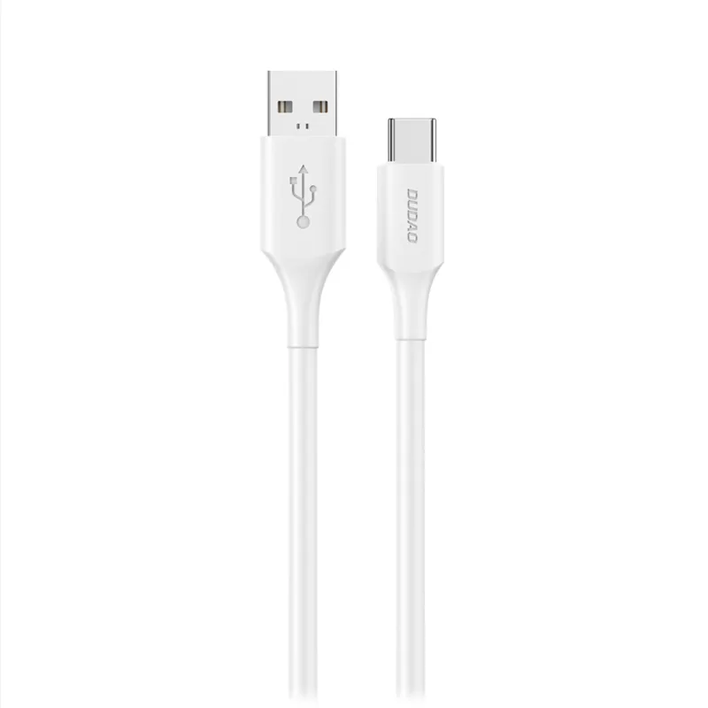 Dudao L2sT USB-A - USB-C 6A Kábel 1,2m - Biely