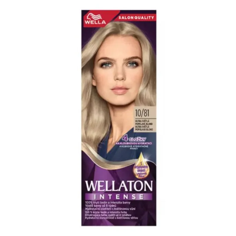 Wellaton farba na vlasy Intense 10/81 Ultra svetlá popolavá blond