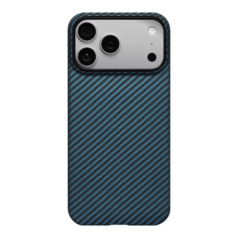 Pitaka kryt Ultra-Slim Case pre iPhone 17 Pro Max - Black/Blue Twill