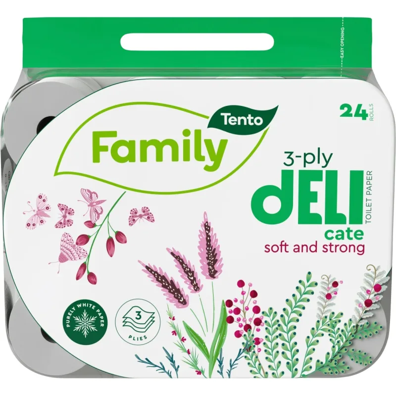 Toaletný papier Delicate 24x117 2808 útrž.