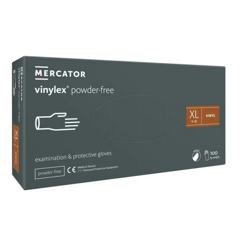 Rukavice vinyl 100ks veľkosť XL