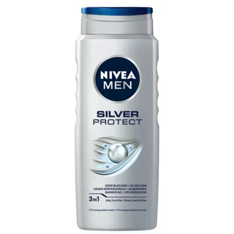 Nivea SG Men 500ml Silver Protect