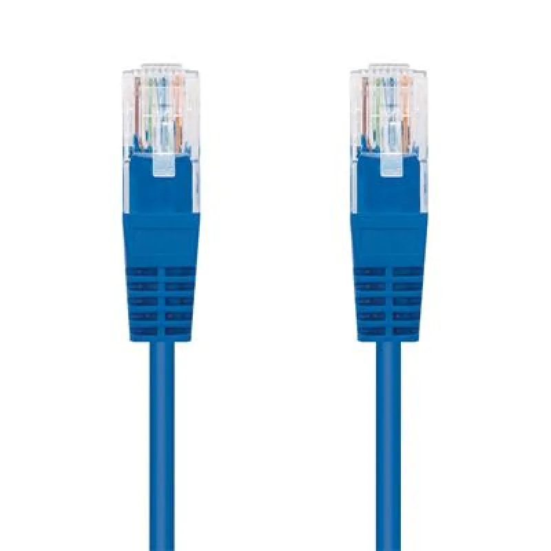 Kábel C-TECH patchcord Cat5e, UTP, modrý, 0, 5m CB-PP5-05B