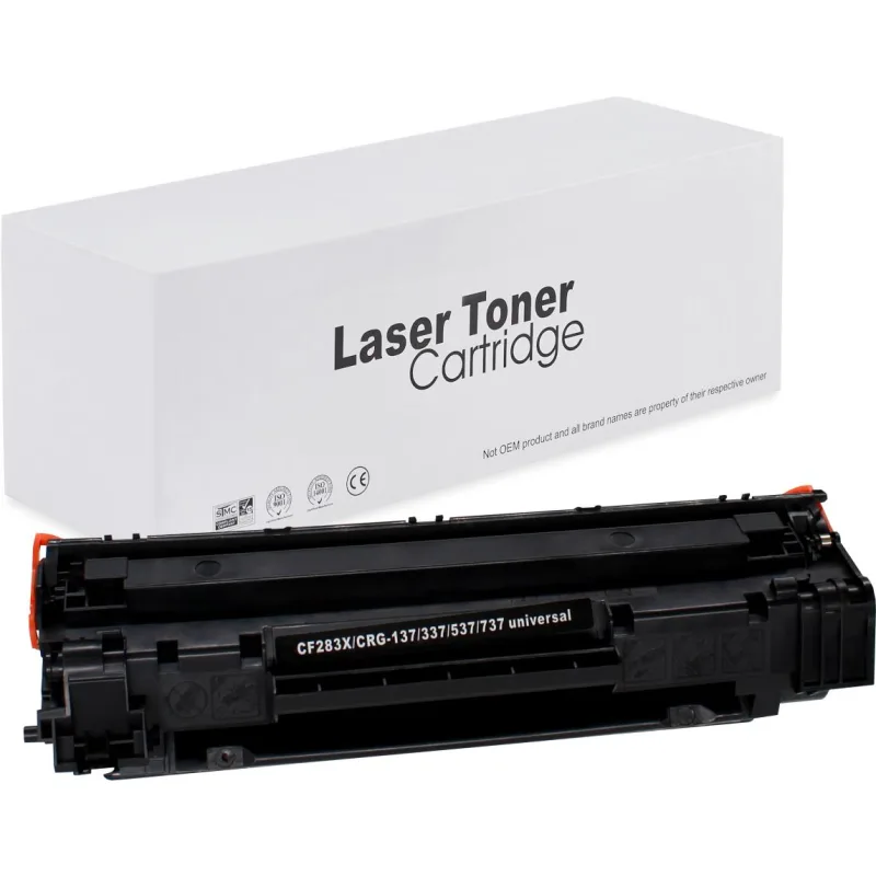 Toner HP CF283X/CRG737 - 2400s Black - kompatibilný