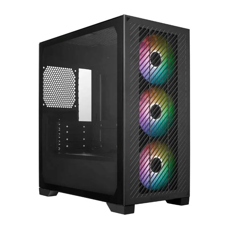 Cooler Master case Elite 301, mATX, Průhledná bočnice, 3x 120mm ARGB…